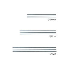 스프링 벤더 (길이 60cm 1m 2m) 동관용 내부 삽입형 (내부형 내삽형), 길이 2m + 3/4″ 동관용