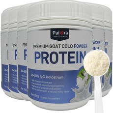 뉴질랜드 파이오라 초유 산양유 단백질 프로틴 파우더 250g 6통 Newzealand PaiOra Premium Goat Colo Protein Powder, 6개