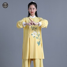 새론몰 슬랙스세트 먹이 생활 태극복 여성 와이드 루즈핏 경기 공연 페인팅 핸드메이드 접시 단추 무술 퍼포먼스 연공