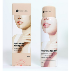 (정품) DODO LABEL 아이돌 화이트탠 스프레이 밝은 피부로 톤업 저자극 알로에베라잎 성분으로 그을린 피부 빠른 회복