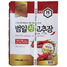 범일 고추장 17kg 찰고추장, 1개