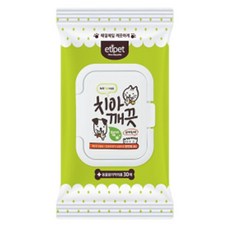 에티펫 강아지티슈 30매 티슈 치아 양치 애견 위생, 1개