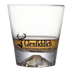 GLENFIDDICH 글렌피딕 로고 핸드메이드 크리스탈 위스키 글라스 ft 눈덮힌 후지산