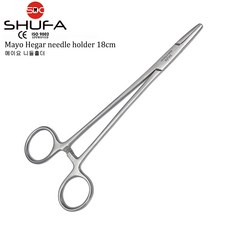 SHUFA 슈파 메이요 니들홀더 14~18cm (Mayo Hegar needle holder), 1개, 슈파 메이요 니들홀더 18cm