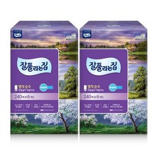 잘풀리는집 명작 순수 미용티슈 240매 x 6입 2팩, 12개