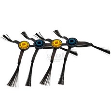 호환 Midea M7 Pro 액세서리 로봇 용 진공 청소기 예비 부품 교체 브러시 HEPA 필터 넝마 소모품, [01] 4 brush, 1개