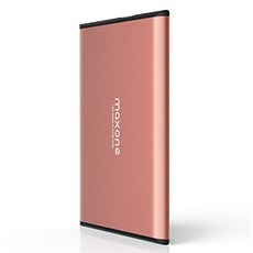 Maxone 외장 하드 드라이브 휴대용 160GB 2.5 인치 USB 3.0 백업 HDD TV PC Mac MacBook Chromebook Wii U 노트북 데스크탑 Windows 용 휴대용 (160G-72992, 03.분홍, 2.25GB