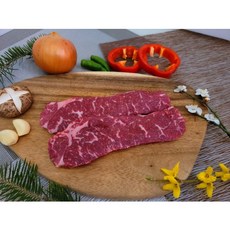 바른 고기 정육점 채끝 국내산 육우 스테이크 생고기불고기, 구이용 200g, 1개