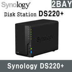 시놀로지 DS220+ HAT3300 정품 하드포함 용량선택, 시놀로지 DS220+8TB HAT3300-4TBx2