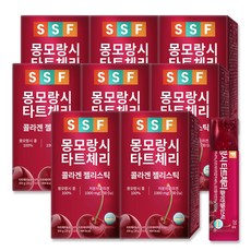 순수식품 몽모랑시 타트체리 저분자 피쉬 콜라겐 젤리 스틱 8박스(120포) 300달톤, 120개, 20g
