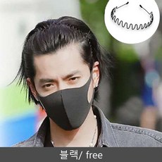 남자 스프링 머리띠 철사 철제 얇은 세수 헤어밴드 안아픈 스프링