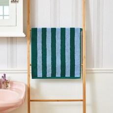 [모던하우스 논현점] 볼드 스트라이프 세면타월 GREEN 40X80cm 190g (BG0124015), 그린, 1개 - 모던하우스테리백