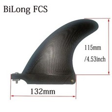 서핑보드 핀 유리 섬유 패들 보드 롱보드 미국 센터 팽창 윈드서핑 서핑 3-4-5-6-7 인치