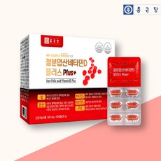 G1A 마더스올 빈혈에좋은영양제 종근당 철분엽산비타민D 플러스 500mgx60캡슐, 60개, 60정