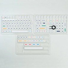 텐키리스키보드 GMK 129 키 도트 키캡 PBT 염료 승화 체리 프로파일 MX 스위치 기계식 게이밍 키보드, [01] DOT, T01-DOT, 기본