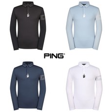 핑 PING 112봄 남성 심플 로고 카라 티셔츠 A1TO904