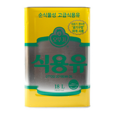 오뚜기 콩기름, 4개, 18L