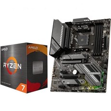 INLAND 마이크로 센터 AMD Ryzen 7 7800X3D 8Core 16Thread 데스크탑 프로세서 번들MSI PRO X670P WiFi Pro Series 마더보드 포함, AMD Ryzen 7 5700X + MSI MAG X5, 1개