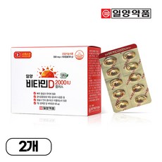 일양약품 비타민D 2000IU 플러스 50g, 100정, 2개