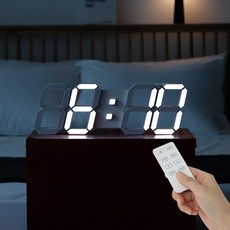 레벤데코 인테리어 3D LED 39cm 대형 거실 벽시계