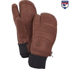헤스트라 스키장갑 HESTRA Leather Fall Line 3finger Brown, 7