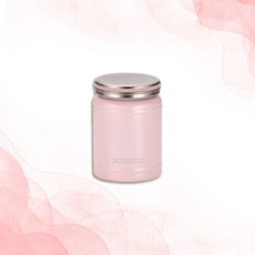 굿소일즈 디오바코 더블윌 진공 스텐 파스텔 보온 죽통 450ml, 1세트