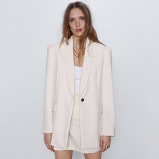 2020 자라 여성 싱글 버튼 대형 블레이저 재킷 RA 2434488 2434488