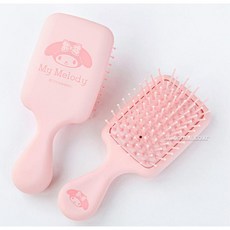 러블리 마이멜로디 산리오 캐릭터 사각 쿠션 브러쉬 3세 4세 5세, 1개