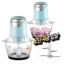 대우 전동 다지기 마늘 야채다지기 이유식 믹서기(민트), 단일상품