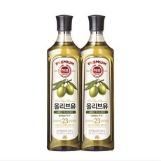 해표 압착 올리브유, 2개, 900ml