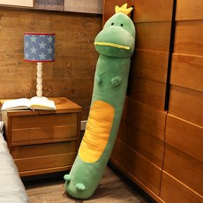 솜포함 바디필로우 인형 긴베개 안고자는 폭신 모찌, 그린 공룡_170CM