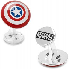 Marvel 3D Captain America Shield 커프스 단추 공식 라이센스