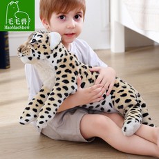 상세 페이지 참조 표범 호랑이 사자 인형 오구인형 곰인형 브로콜리, 새끼 표범_길이 48cm