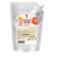 청정원 로제 스파게티소스 업소용 대용량, 2kg, 10개