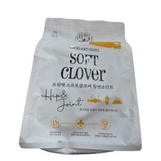 인터펫코리아 트럼펫 강아지 소프트클로버 사료 힙앤조인트, 황태+오리, 1kg, 15개