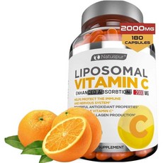 Vitology Labs 리포조말 비타민C Liposomal Vitamin C 2000mg 180캡슐, 180정, 1개