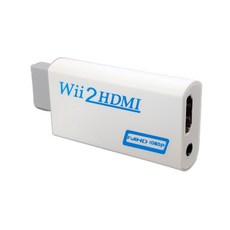 Wii to HDMI 닌텐도 위 변환 컨버터 위젠더 1080P 업스케일링 TV 연결 WII2HDMI 게임기