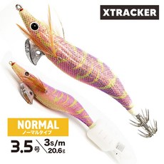 엑스트래커 스퀴드프로 무늬오징어 에기 3호 3.5호, 노멀 [3초/미터], XSPE_01 핑크, 1개