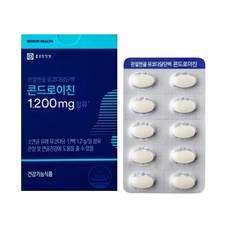 종근당건강 관절연골 뮤코다당단백 콘드로이친 1200mg, 90정, 4개