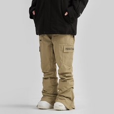 엔쓰리 NNN - Slim - PANTS - 연베이지 / 남녀공용 스노우보드복 스키복 팬츠