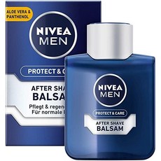 [독일] NIVEA MEN Protect & Care After Shave Balm in (100 ml) Soothing After Shave Skin Care After Sh, 1
