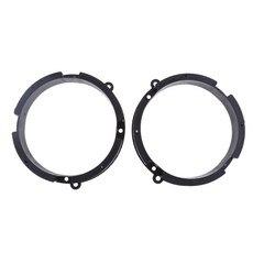 Zeyuan 2 조각 6.5 인치 검은 색 플라스틱 스피커 어댑터 브래킷 링 만리장성 h6 전면 도어 / vw 후면 도어 / buick Excelle, 모델명