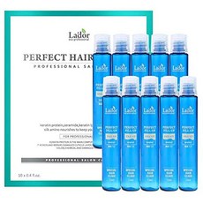 LADOR 퍼펙트 헤어 필업 프로페셔널 살롱 케어 10x13ml 팩.