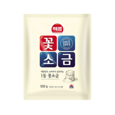 해표 꽃소금, 500g, 2개