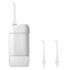 Phoenix 전기 치과 스케일러 3 기어 펄스 워터 치실 200ml, [예매] 귀족 화이트 (2 노즐 레이 블), 1개
