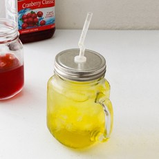 리비 민자 빨대드링크자 투명 텀블럭 473ml, 1개
