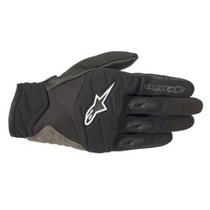 Alpinestars 남성용 쇼어 오토바이 장갑 블랙 2XL, Small, 블랙/레드 