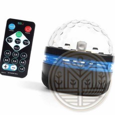 마켓윈스 USB 리모컨 사운드인식 미러볼 조명