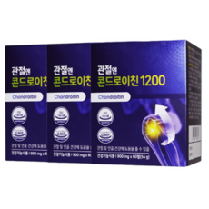 관절엔 콘드로이친1200 900mg 60정 3박스, 3개