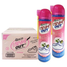 산도깨비 부츠 구두탈취 신발냄새아웃 370ml, 12개